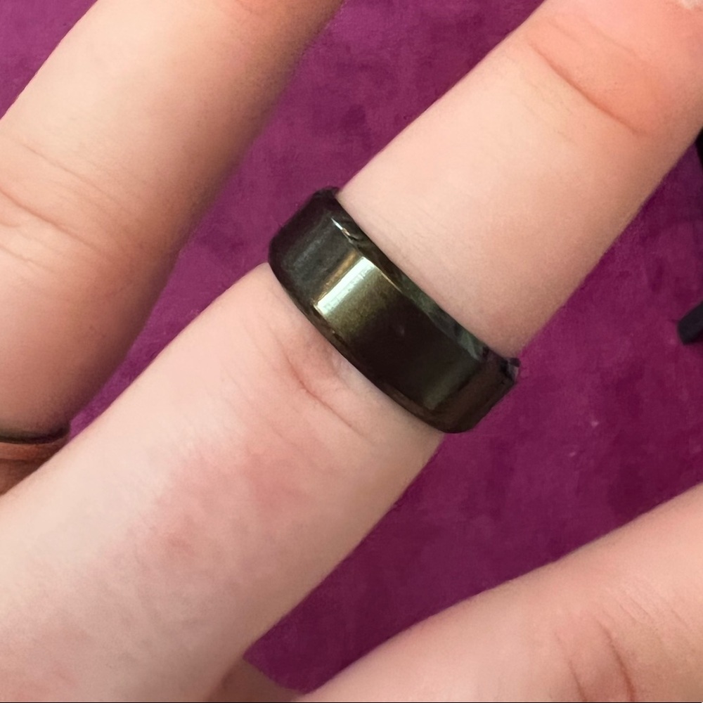 Dark wedding band